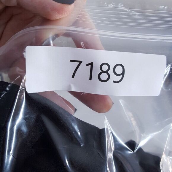 Vintage ADRIENNE VITTADINI Womens Jacket Size 10 Black Blazer Rhinestone 90s - Picture 8 of 8